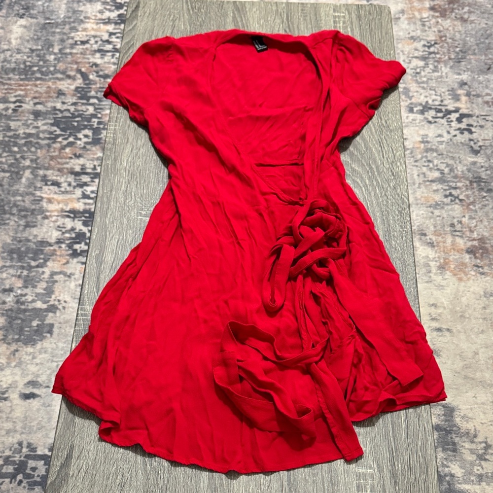 Forever 21 Vibrant Red Dress